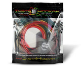CORKY 12" Rasta Beaker WaterPipe with FREE InstaHookah